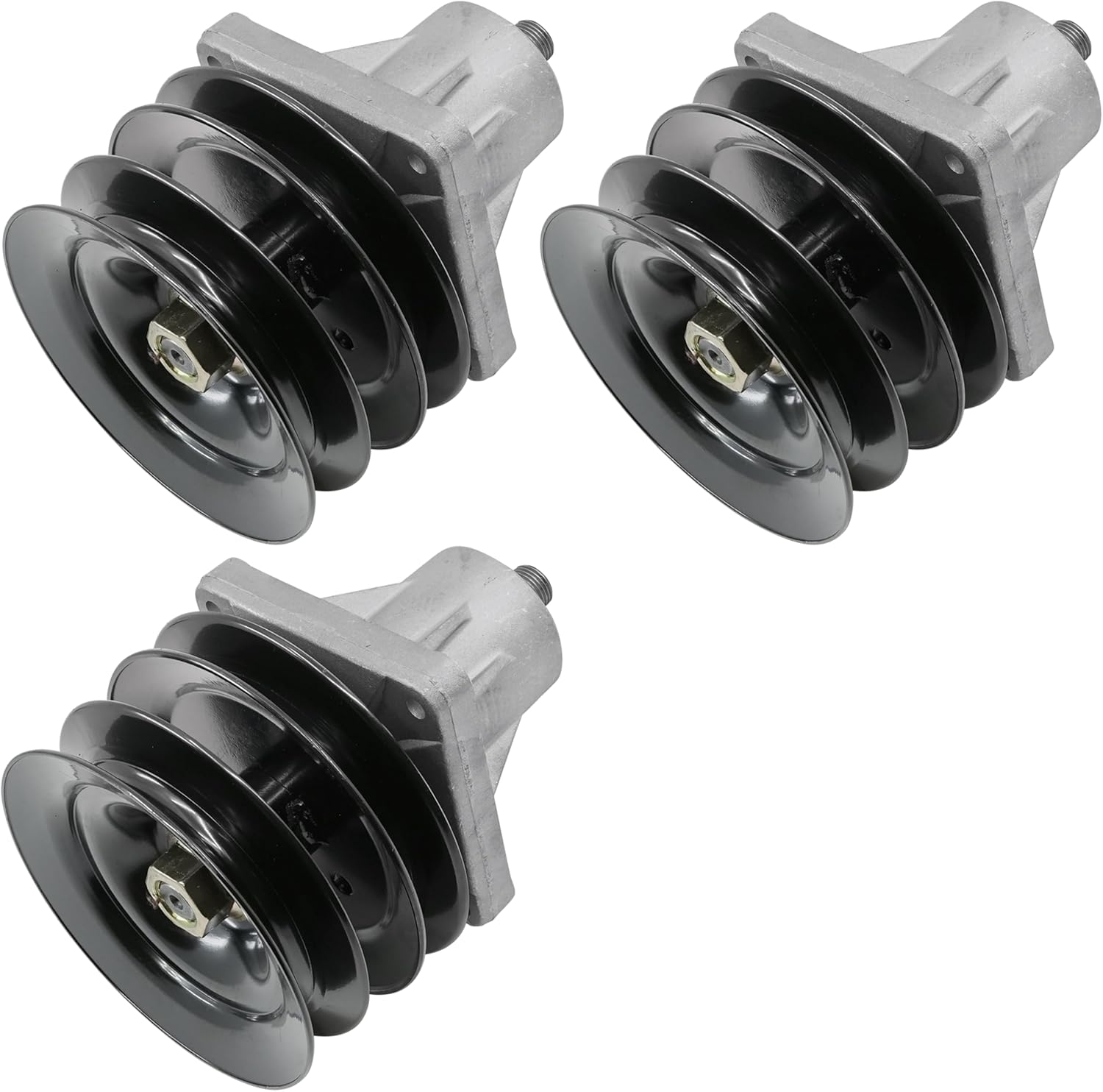 Caltric 918-0431C 618-0431C 8011732 918-0241B 918-0431B 285-112 Spindle Assembly with Pulley Bolt Compatible with MTD Compatible with Cub Cadet LT1800 LT1850 LT2150