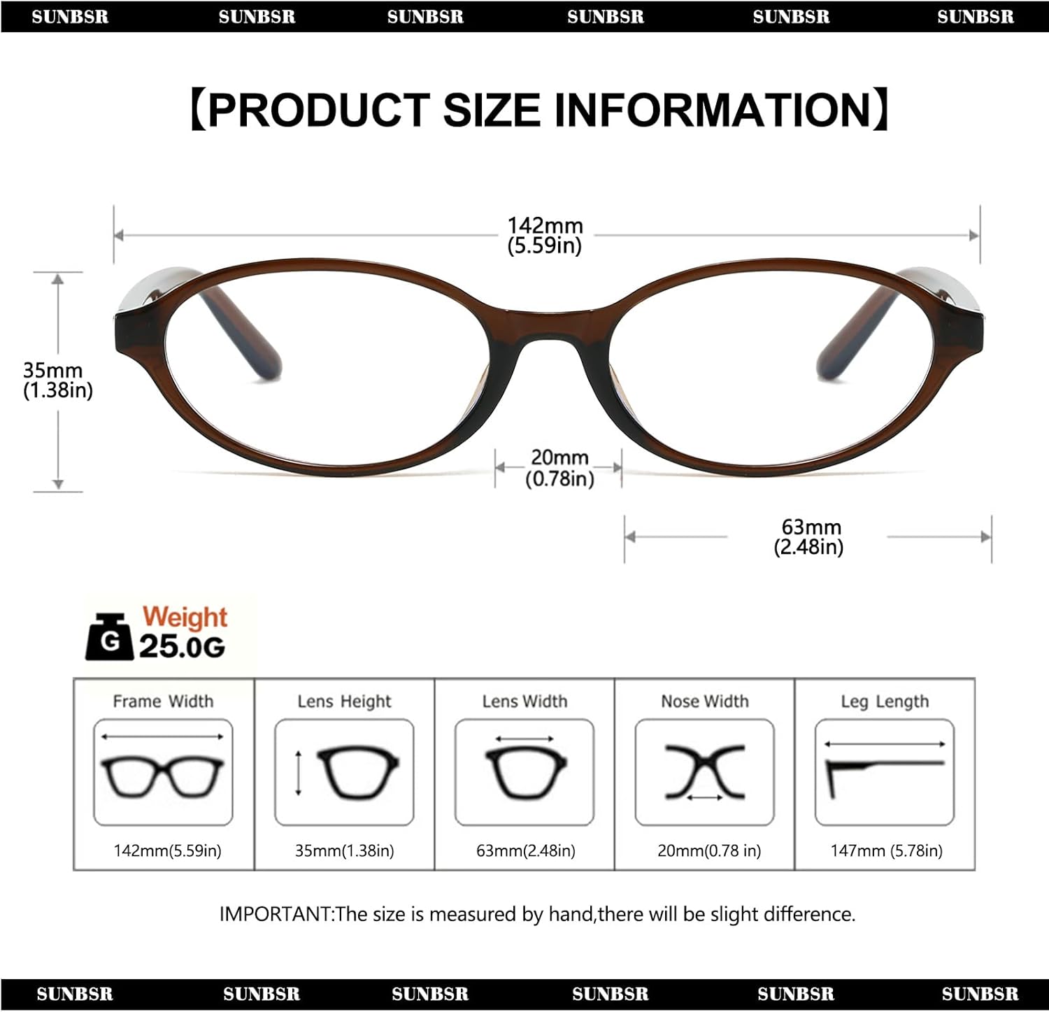 Retro Oval Glasses for Women Men Vintage Oval 90s Blue Light Glasses Y2K Small Face Fake Eyeglasses - Image 8