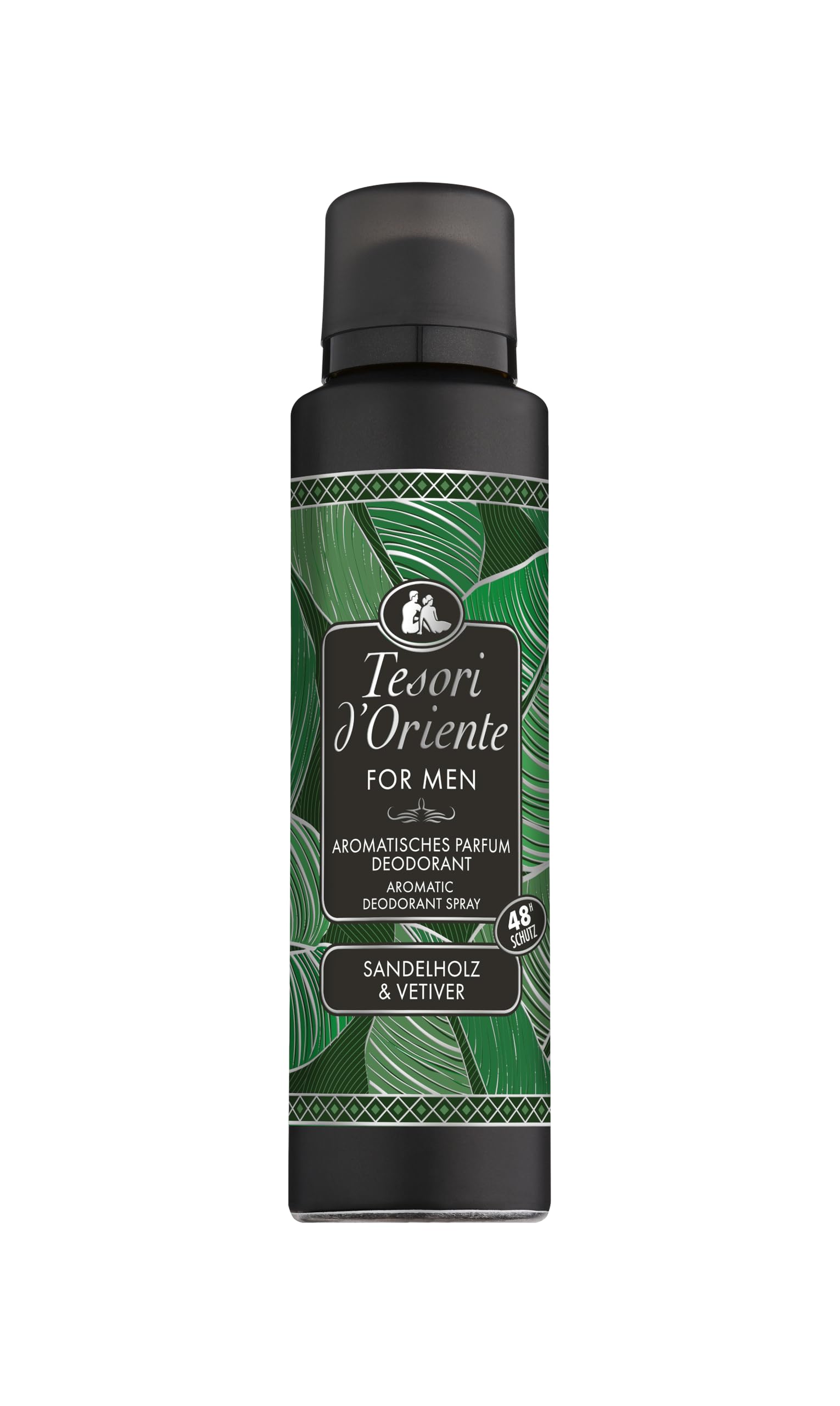 Tesori d'Oriente | Aromatisches Parfum Deodorant 'Vetiver & Sandelholz' | For Men | 48h Schutz | Wellness-Ritual für Körper & Sinne | 150ml