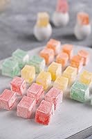 Vista 4 de Turkish Delight Surtido de lujo selección de rosa, fresa, limón, naranja y menta sabor (pequeño)