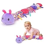 Topsochir Baby Girl Toys 0-3-6 Months Musical Stuffed Animals Plush Caterpillar Toy with Crinkle Rattles Tummy Time Sensory Learning Toys for Infants 6-9-12 Months Newborn Girls Boys Shower Gifts