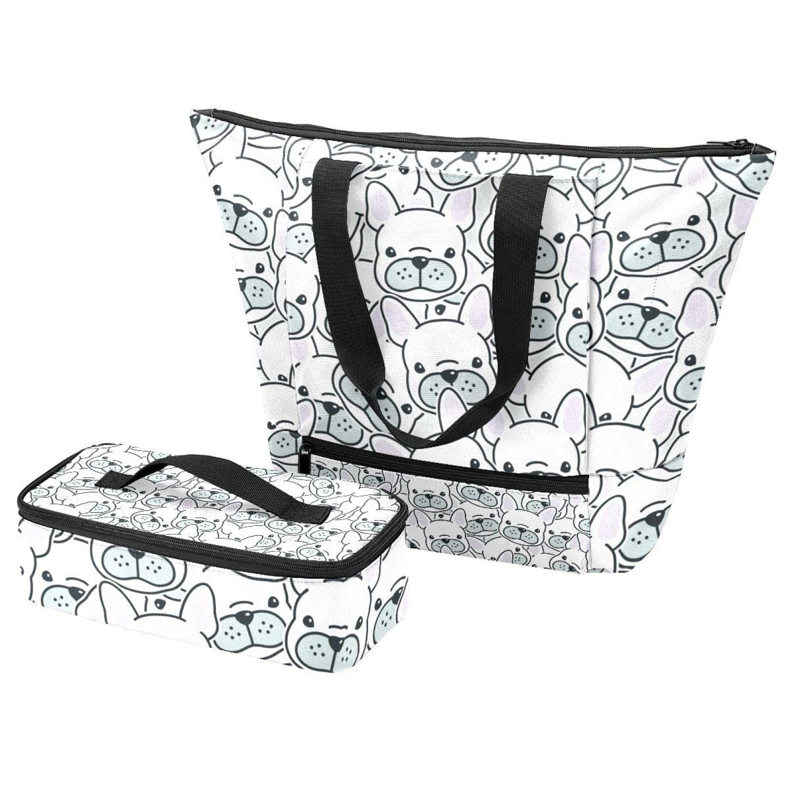 Boîte à déjeuner trèfle à quatre feuilles et sac isotherme pour manger chaud au travail