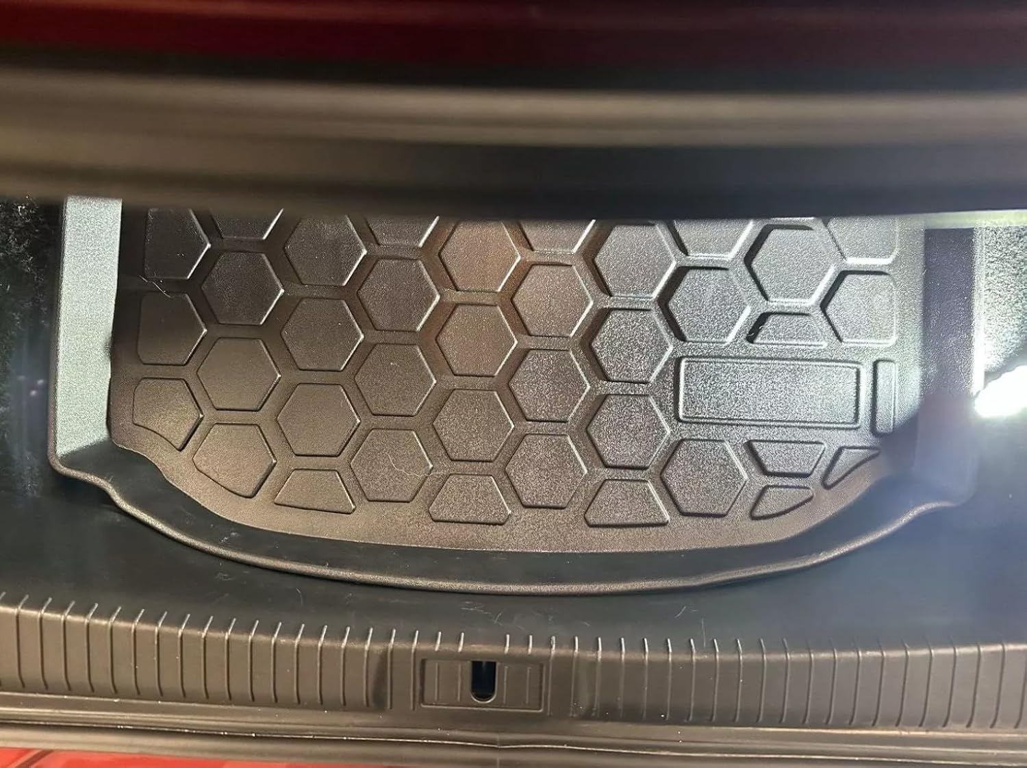 Cargo Liner - Trunk Mat for Cadillac ATS 2013-2019 – Weather-Resistant Trunk Mats for Cars with Raised Lip – Non-Slip Car Trunk Mat Rubber – Easy to Install – Laser Pre-Cut Design
