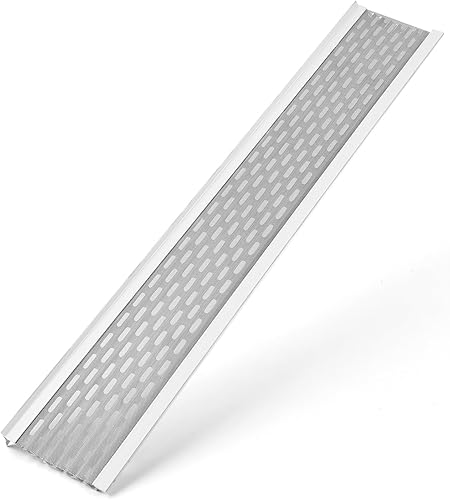 DIY 5”Leaf Protection|48 Feet|Stainless Steel mesh|White Aluminum Gutter Covers|Contractor Grade|Gutter Guard from Manufacturer|Made in The USA