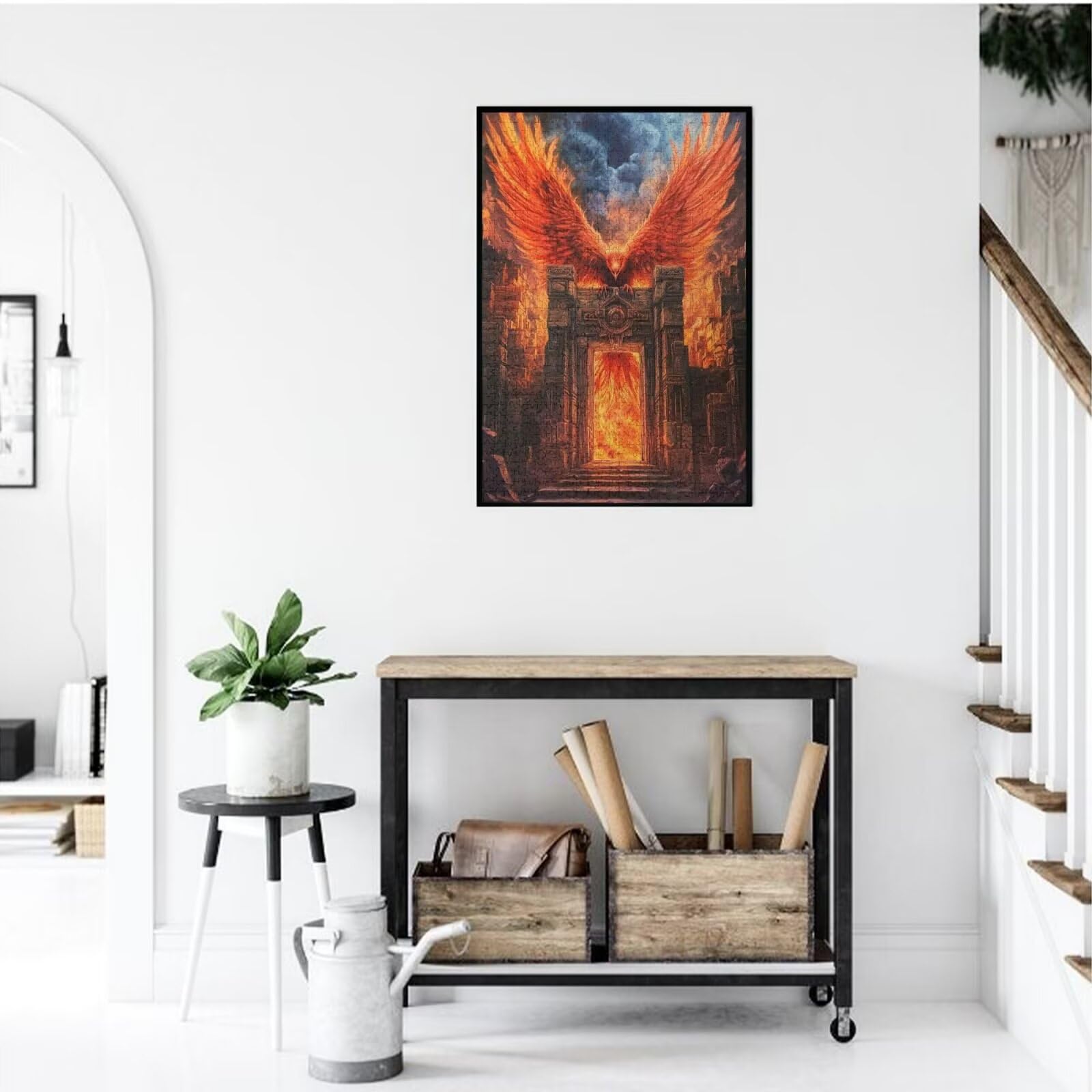 Phénix Puzzle Animal 3000 Pièces Adultes, DIY Puzzles Classiques Art avec Boîte d'emballage et Photos de Référence, Relaxation/Soulagement du Stress/Jeux Amusants, Creatif Cadeau pour Femme M-1798