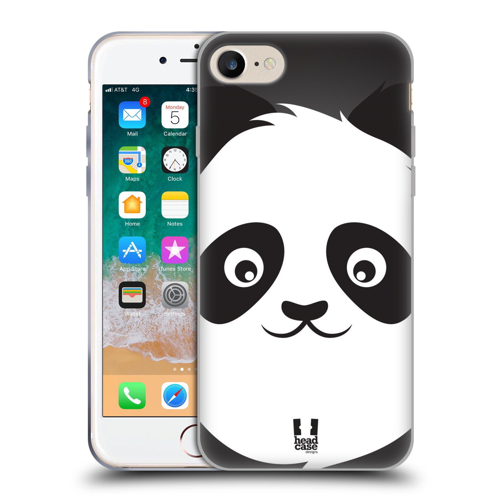 Coque de Qualité Militaire Panda pour iPhone SE 2022 Compatible MagSafe Premium