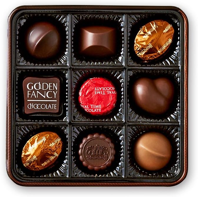 Amazon モロゾフ ゴールデンファンシー チョコレート 9個 モロゾフ チョコレート菓子 通販