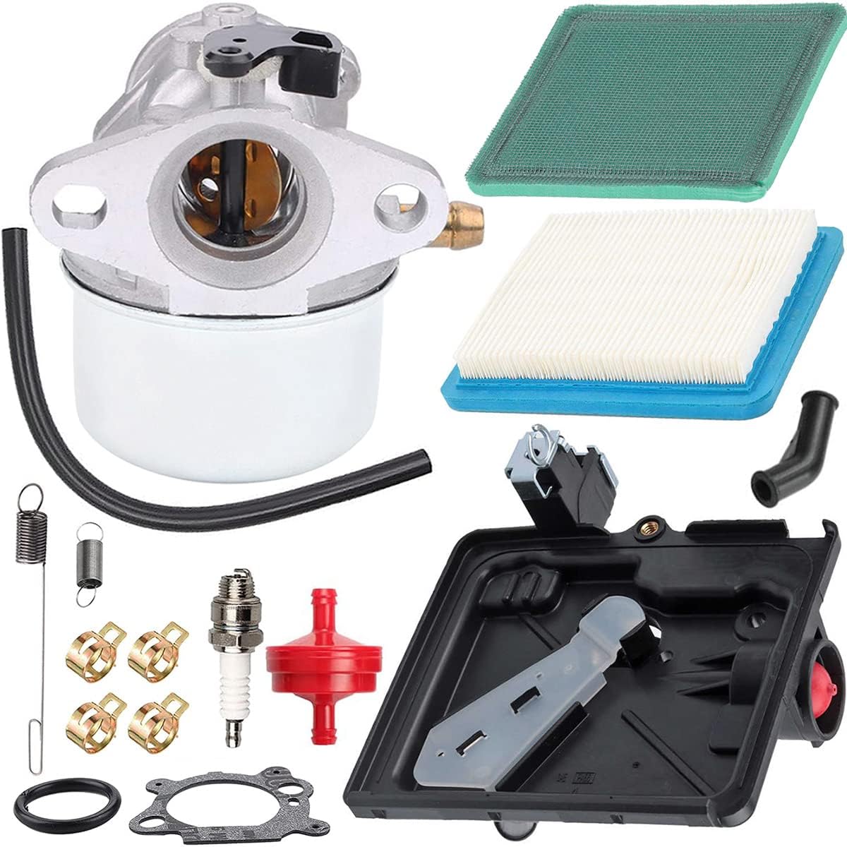 Carburatore 299437 297599 E Guarnizione Filtro Carburante Filtro Aria Per Motore Briggs Stratton 130201 130202 130207 130212 130231 130232 130251 130252 130292 130297 131231 131232 135200 130200 86401650 - Foto 3