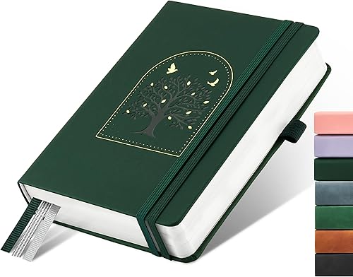 Miniatura 103 de &And Per Se - Cuaderno con rayas estrechas (5 unidades), 160 páginas, tamaño A5 de 5.7 x 8 pulgadas, diario de papel grueso, con tapa dura, para