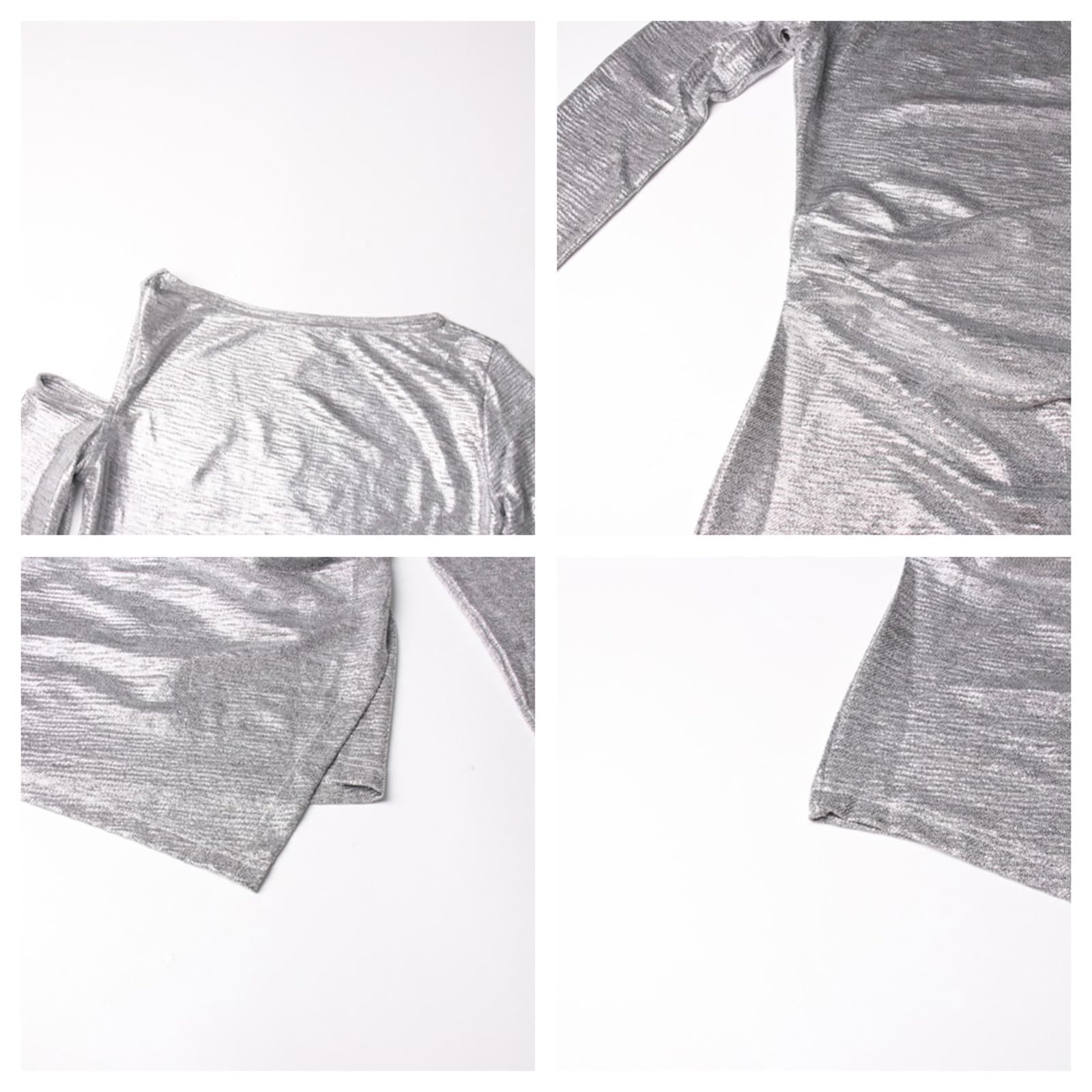 Damen Sommer Schulterfrei Glitzer Tops, Plissee Bodycon, Sexy Club Wear, Glitzernde Party Tops