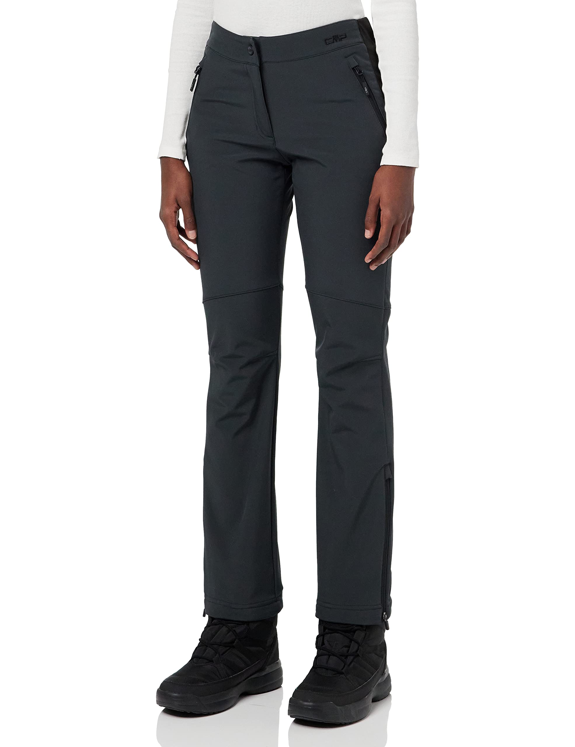 CMP Women's Long Trousers, Anthracite, 38 Charcoal