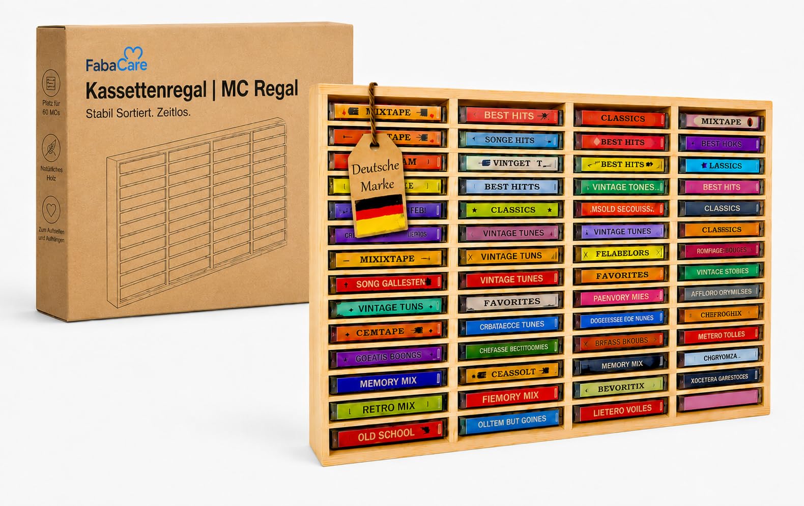 Estantería para cartuchos de pino montada ideal para organizar tu rincón cinegético