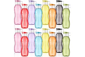 16 Pack Reusable Water Bottles for School
