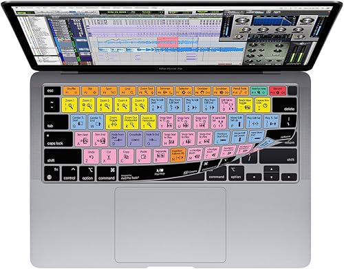 KB Covers Avid Pro Tools - Funda para teclado compatible con MacBook Air con chip M1, 13 pulgadas (2020+)