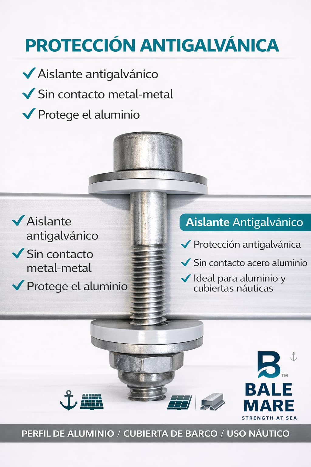 M8 Arandelas DIN 9021 Acero Inoxidable A4 (AISI 316) – 50 Piezas | Arandela Ancha | Compatible con Tornillos DIN 912 y Tuercas DIN 985
