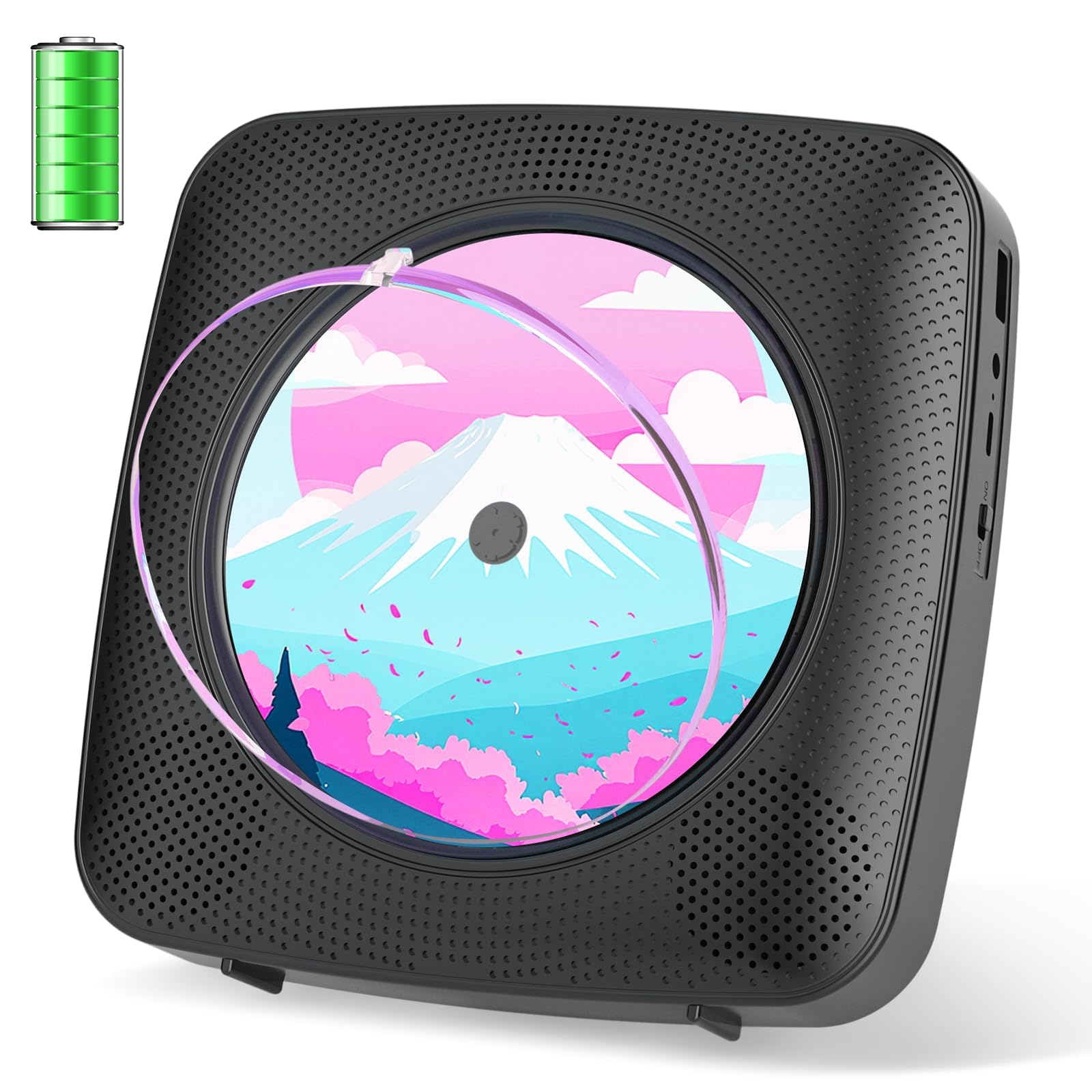 Amazon.co.jp: Gueray 充電式 CDプレーヤー Bluetooth送受信対応