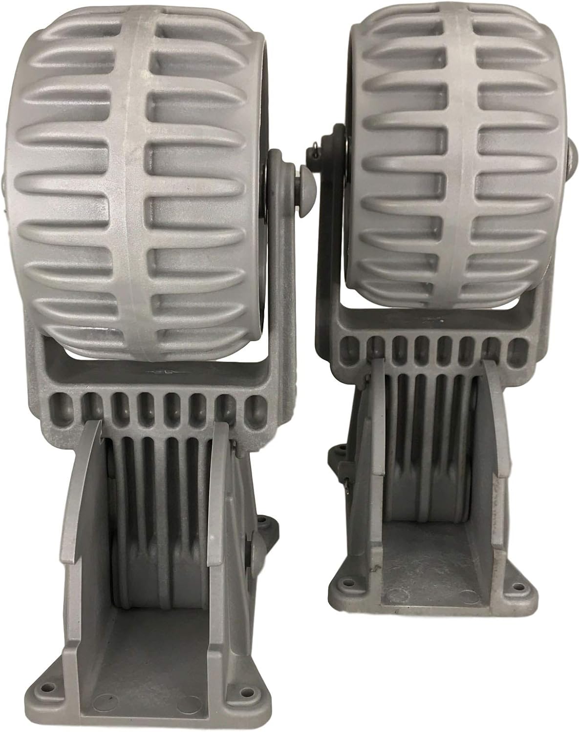 Pactrade Marine Flip-up Retrackable Dinghy Wheels Pair Nylon Inflatable Boat Launching Wheels/Boat Dolly