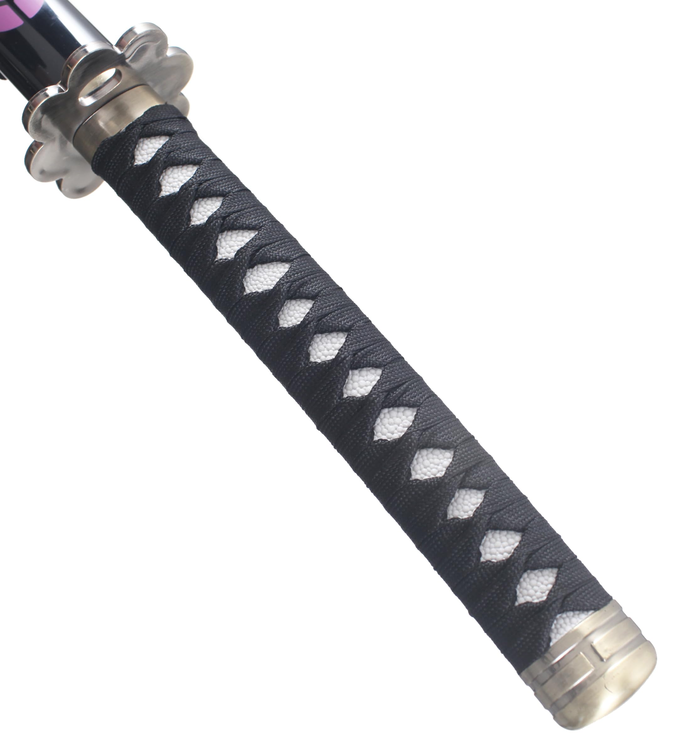 One Piece Katana en Bois Zoro Shusui Replique Epee Sabre Ceinturon Noir