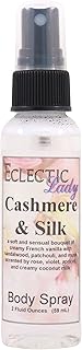 Cashmere and Silk Body Spray, 2 ounces, Body Mist for Women with Clean, Light & Gentle Fragrance, Cologne with Soft, Subtle Aroma For Daily Use