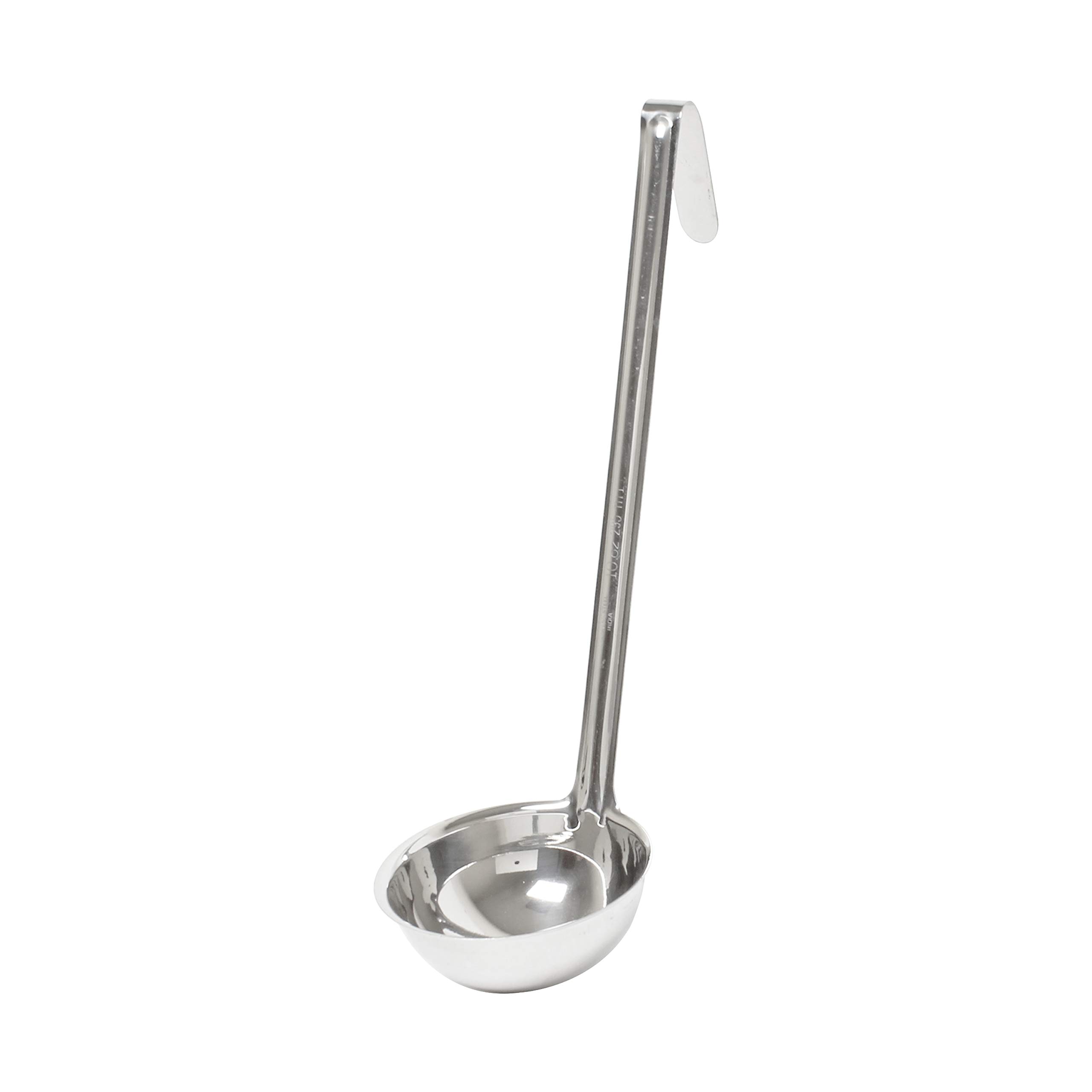 10 oz one piece ladle by Thunder Group – 15.75x4.53x3.94, Stainless Steel, Silver, Model SLOL007H