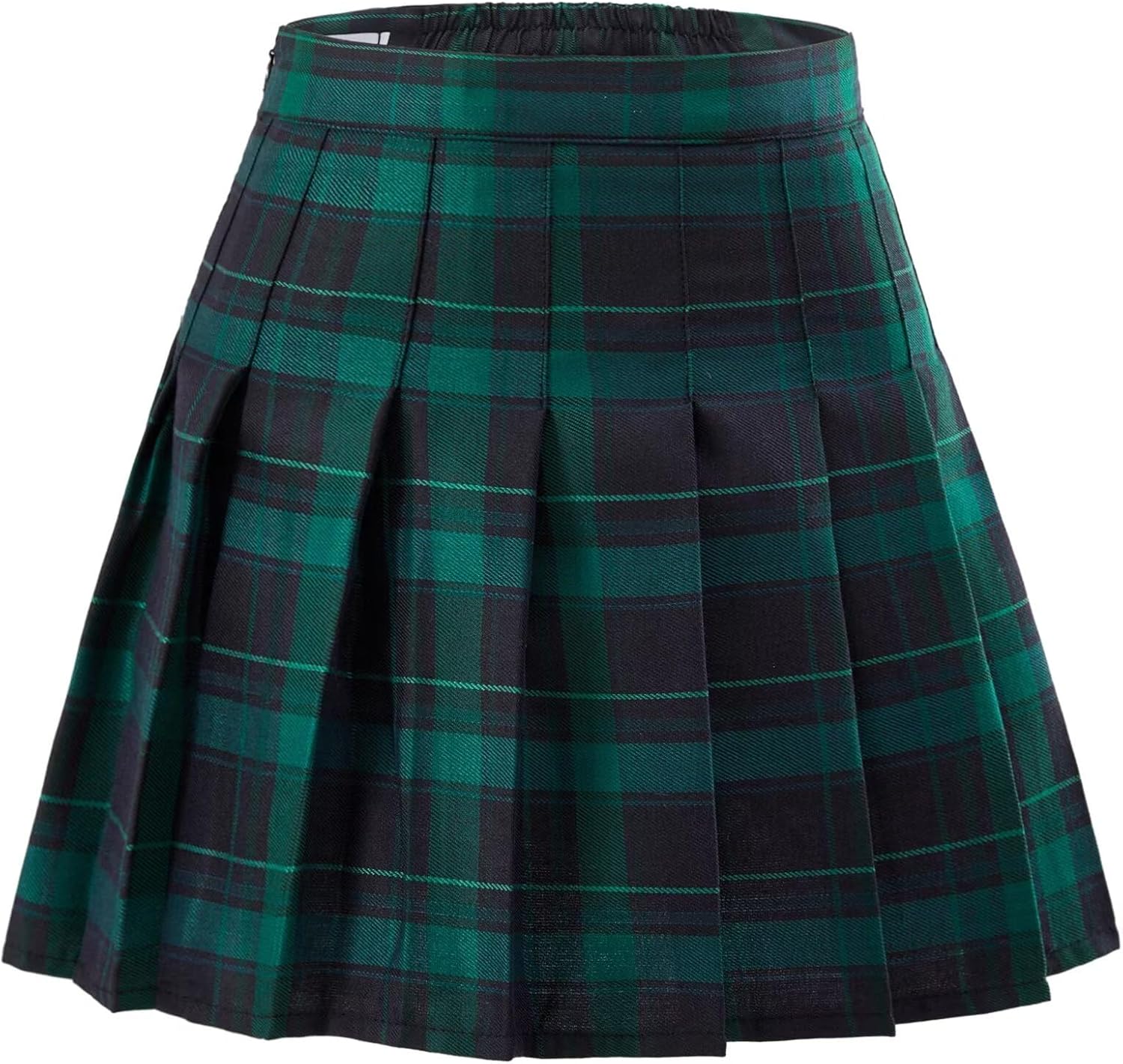 Girls’ Pleated Skirts High-Waist A-line Skirt with Built-in Shorts Girls School Uniform Skirts Casual Tennis Skorts 2-14Y