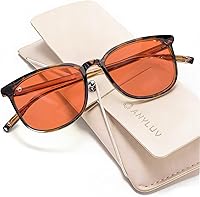 Vista 41 de ANYLUV Gafas de luz azul para mujeres y hombres, lentes de bloqueo de luz azul para mujer, anteojos de computadora antifatiga ocular