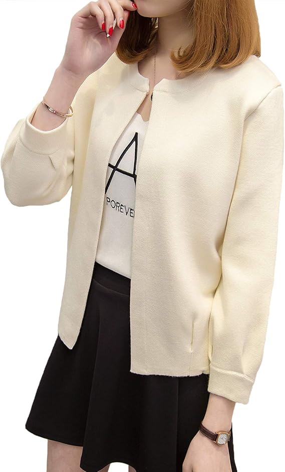 Amazon Helisopus カーディガン レディース 厚手 ショート丈 柔らかい ニット シンプル 冷房対策 ボレロ 大人 ジャケット カーディガン ボレロ 通販