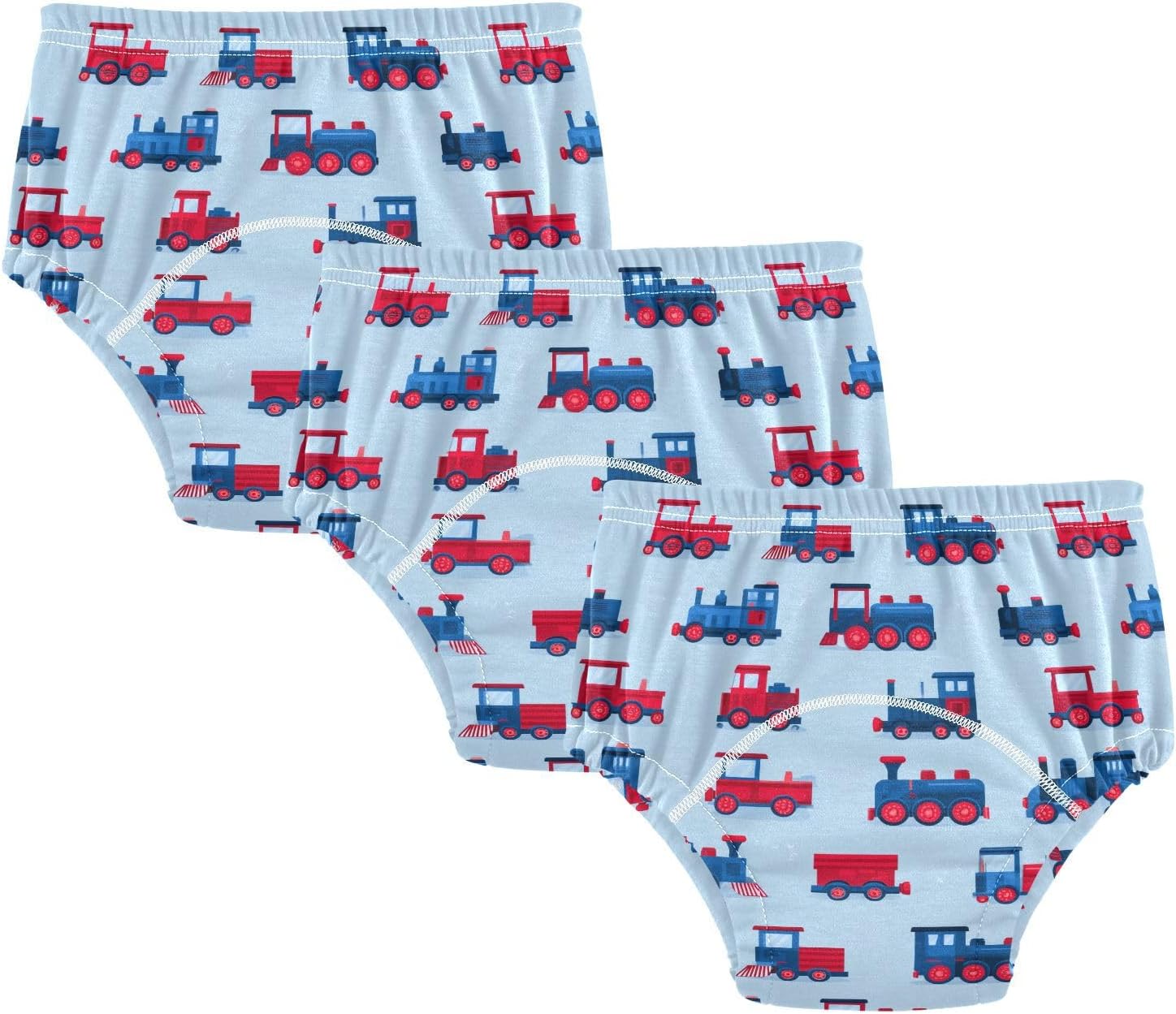 Train Potty Training Underwear 3 Packs Soft Toilet Training Pants for Toddler Girls Boys 4T