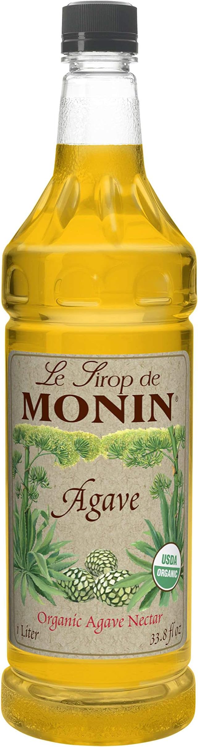 Monin Agave Nectar Syrup, 1 Liter -- 4 per case.