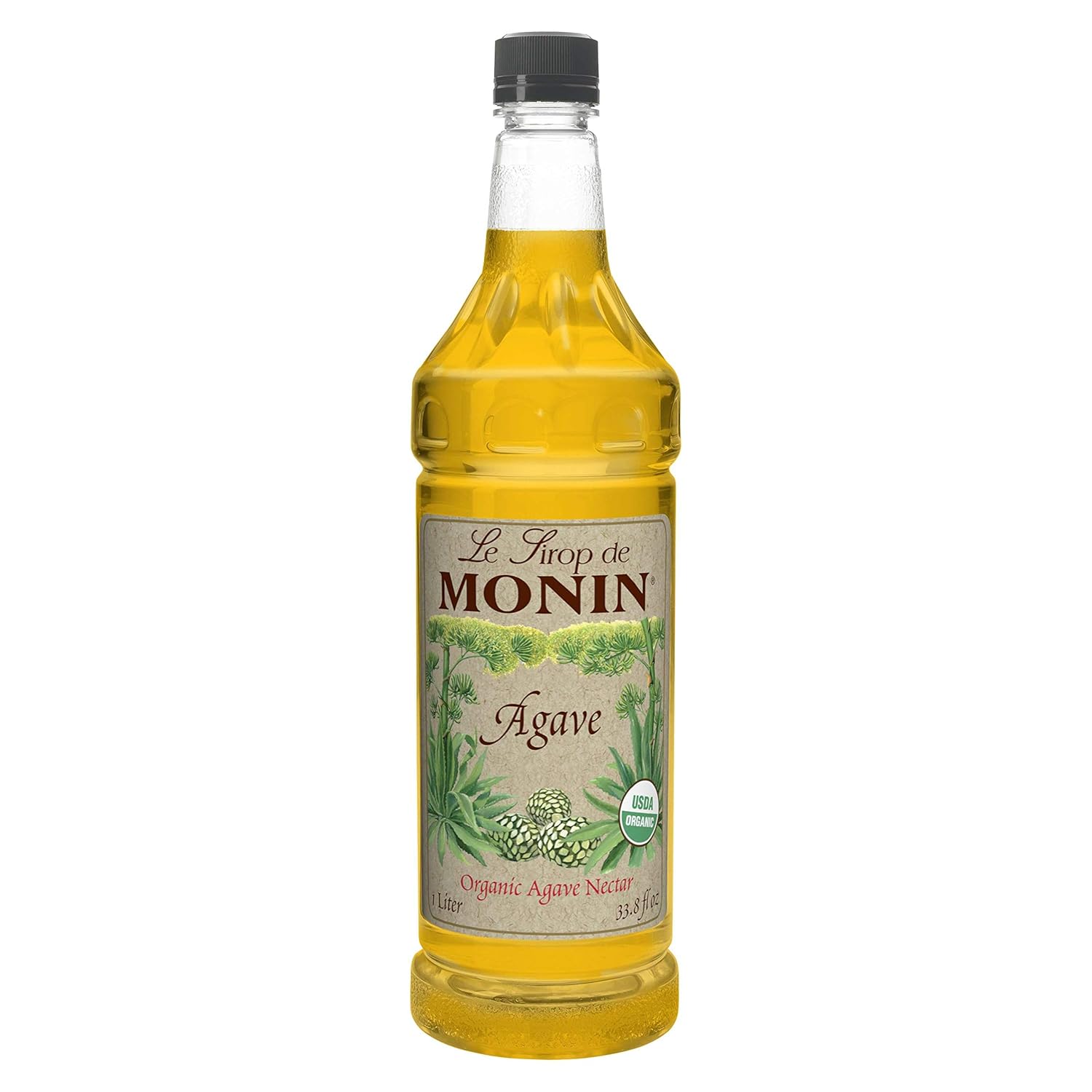 Monin Agave Nectar Syrup, 1 Liter 4 per case.