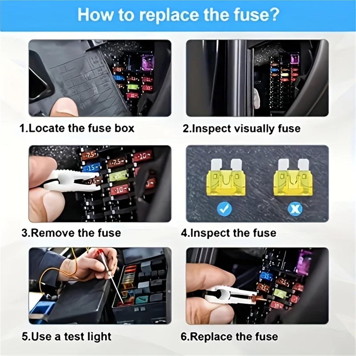 2sets Car Blade Fuse Assortment Kit -2A to 35A Auto Truck Automotive Mini Profile Fuses Motorcycle Circuit with Box(273pcs)