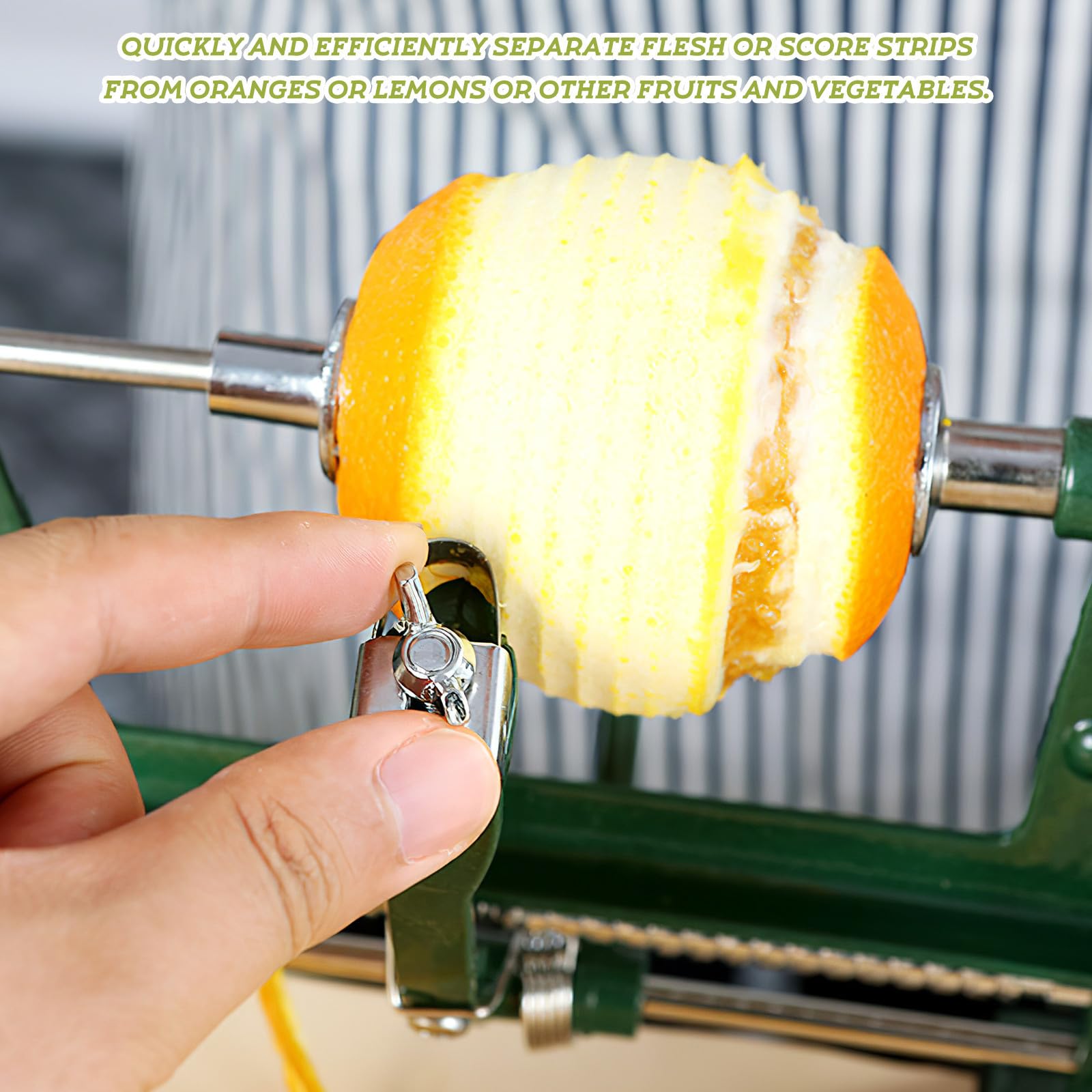 Pelador Multifunción de Frutas y Verduras con Sujeción Pelador Manual de Naranjas y Patatas con Cuchillas Dentadas para Cocina Doméstica