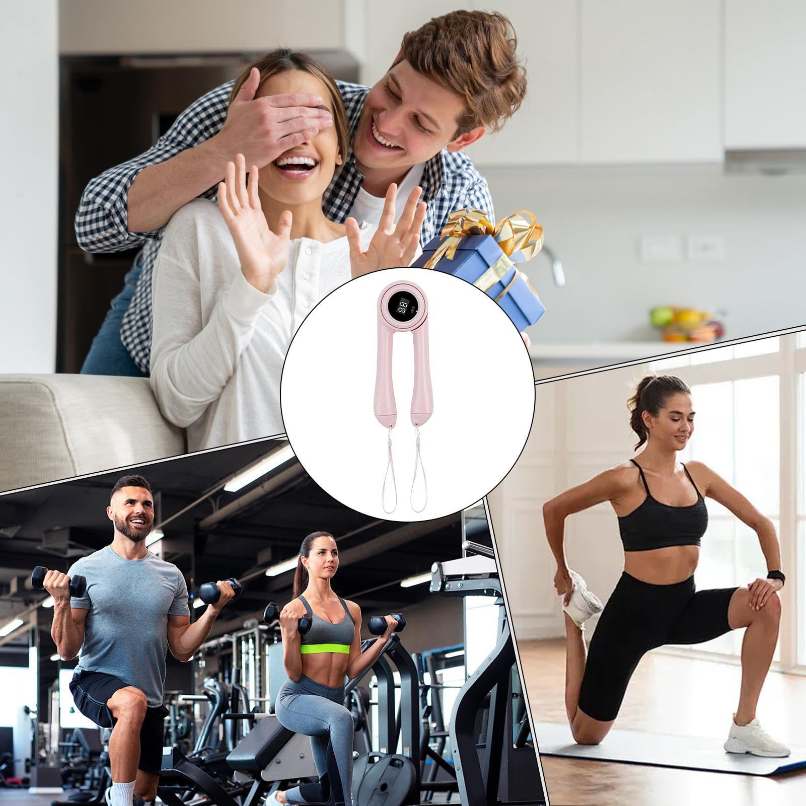 Armspier Trainer - Dispositivo de conteo inteligente con pantalla digital | Entrenador de pecho Equipo de Entrenamiento de Fuerza | Ejercicios de Entrenamiento Muscular Yoga Oficina Gimnasio Viajes