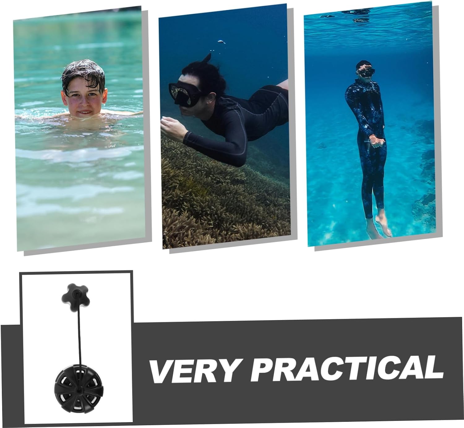 HEMOTON Diving Float Dump Valve with Rapid Deflation for Snorkeling and Underwater Photography Lightweight Safety Release Valve for Enhanced Diver