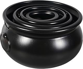 Large Cauldron 4 Black Cauldron (12.8”, 9.8”, 7.6”, 5.7”) Large Plastic ...