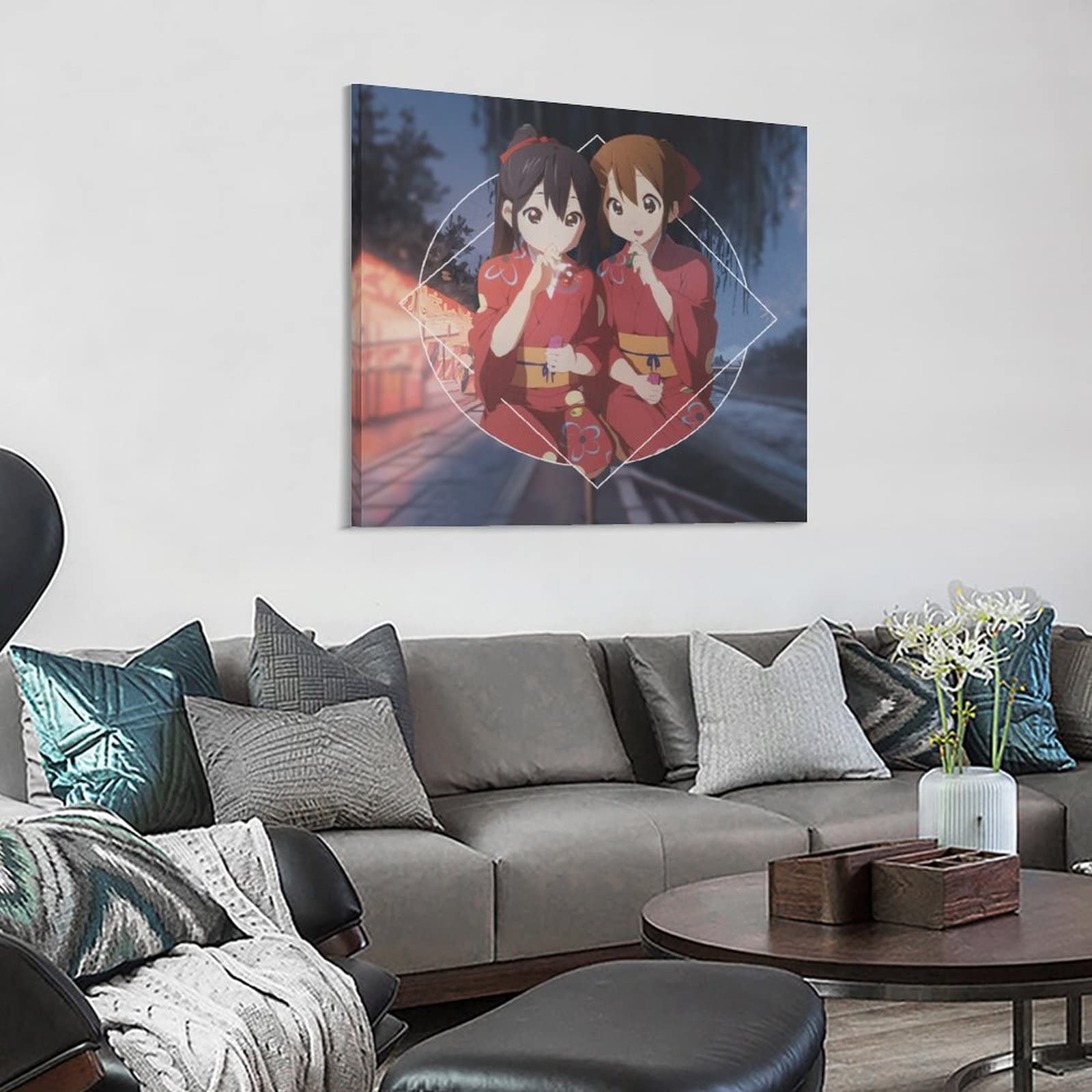 Amazon.co.jp: ポスター けいおん！ 浴衣 絵画 壁掛け 部屋飾り アート 