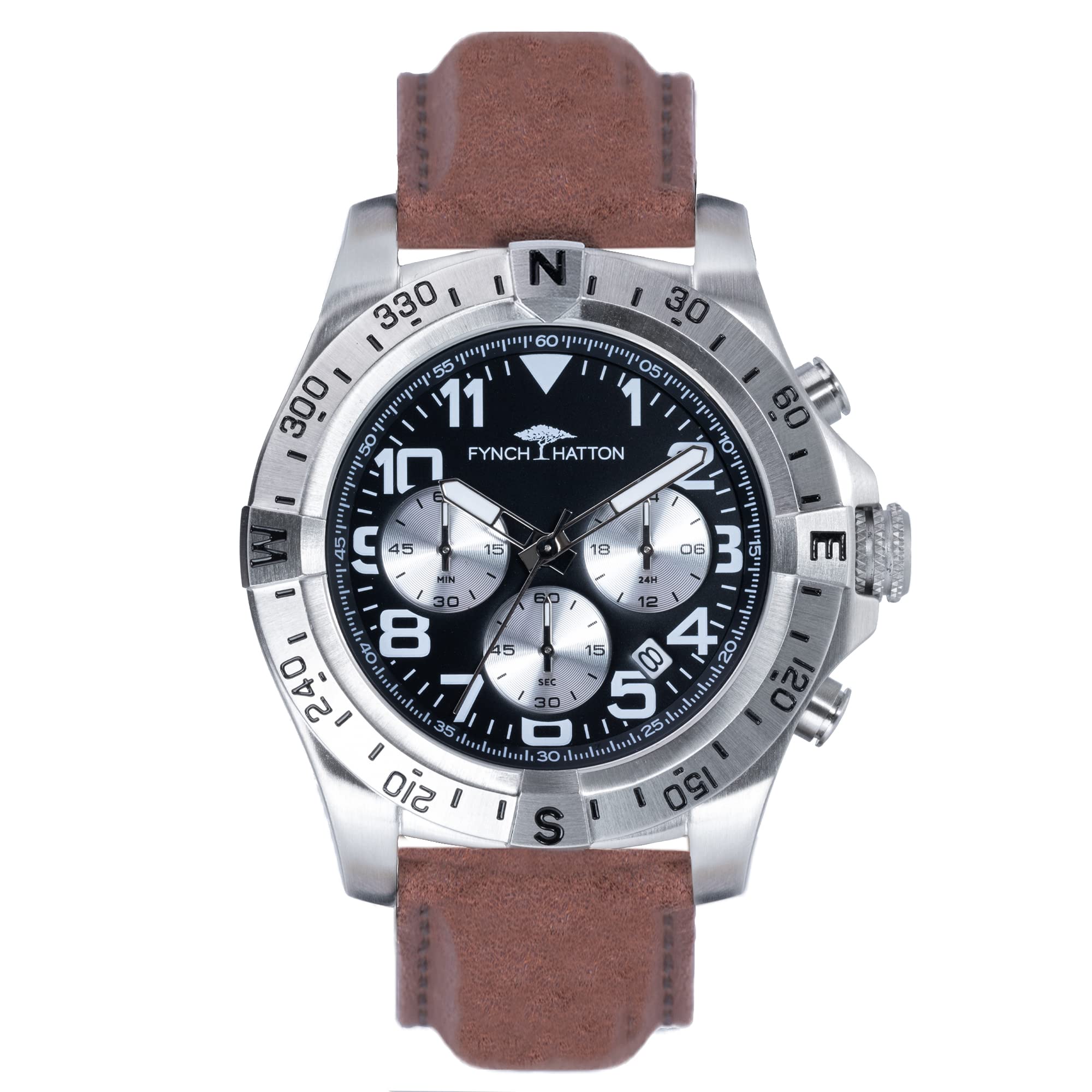 Fynch-Hatton Chronograph Armbanduhr FHT-0002-LC