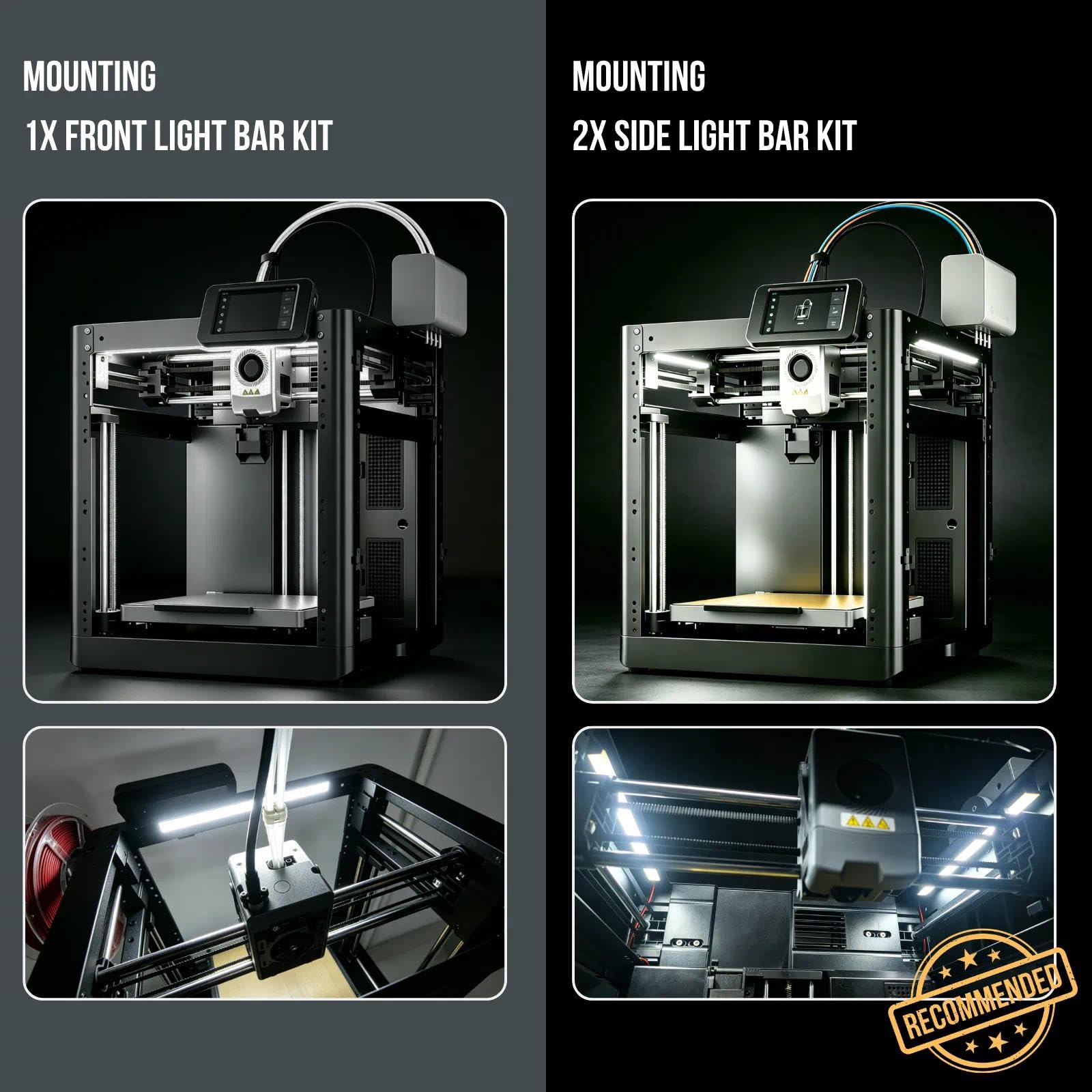 Flashforge AD5X LED Light Kit - Magnetic & Easy Install -4
