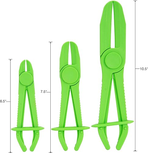 Miniatura 2 de OEMTOOLS 24689 Juego de 3 alicates de manguera para abrazaderas de manguera, herramienta de pinza de manguera automotriz, sella de forma segura