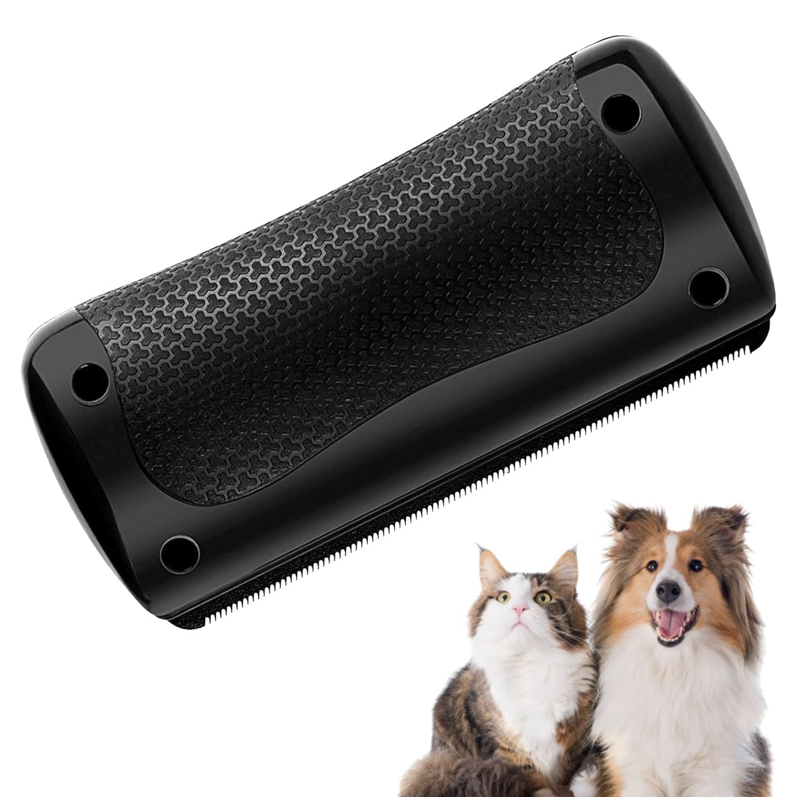 fellwunder bürste hund,pfotenstern bürste,Groomify Pet Care Brush, Hundebürste für Katze Hund, Schwarz, Polypropylen, Kunststoff,Haarbürste für Haustiere, Haustierbesitzer in Deutschland