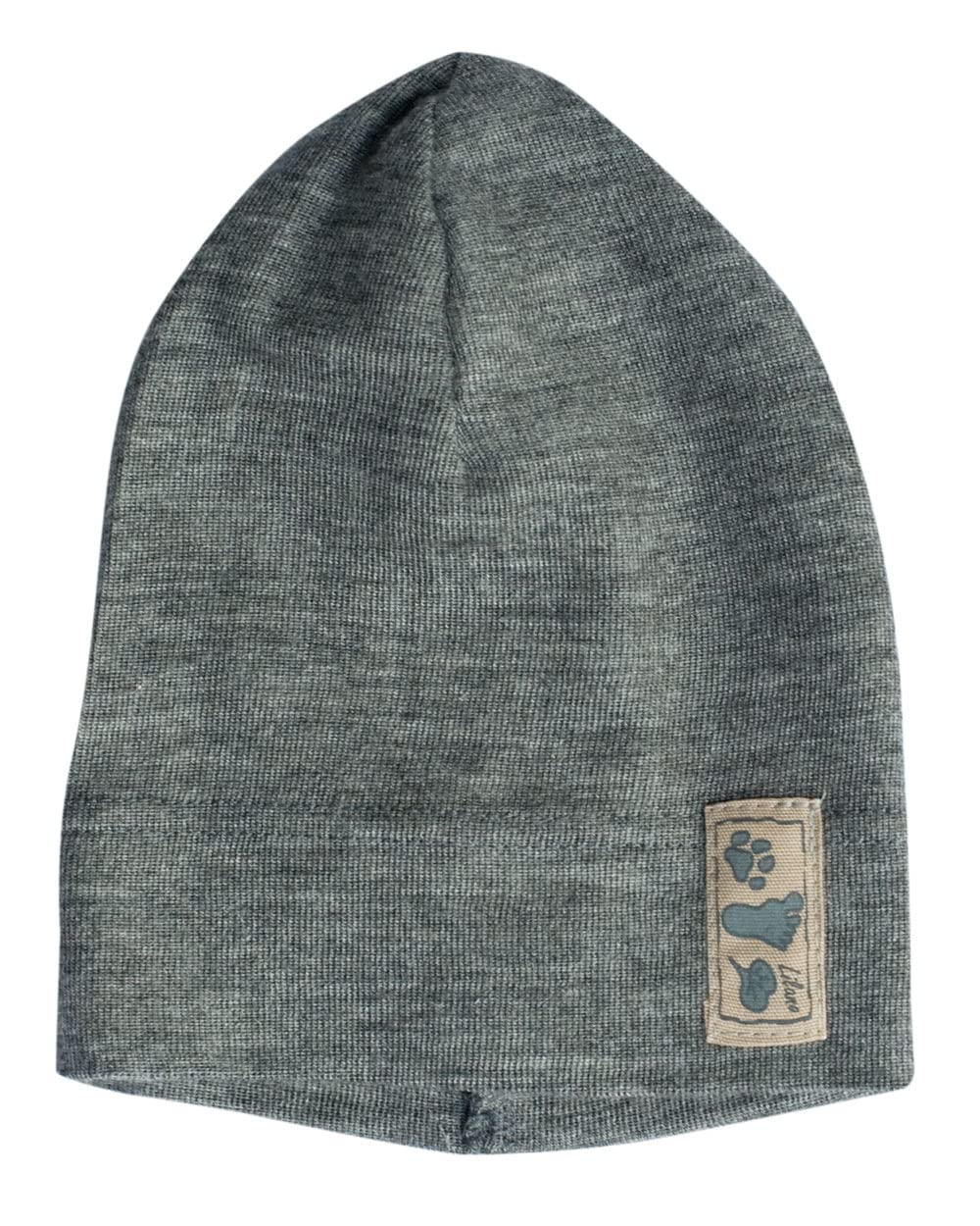 Lilano, Children's / Baby Beanie Hat, 70% Wool (kbT), 30% Silk, 210 g/m², gray, 6-12 Months