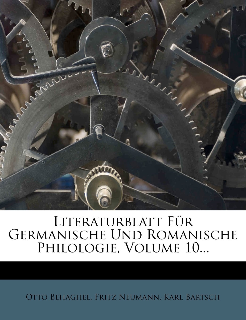 Literaturblatt Fur Germanische Und Romanische Philologie, Volume 10...