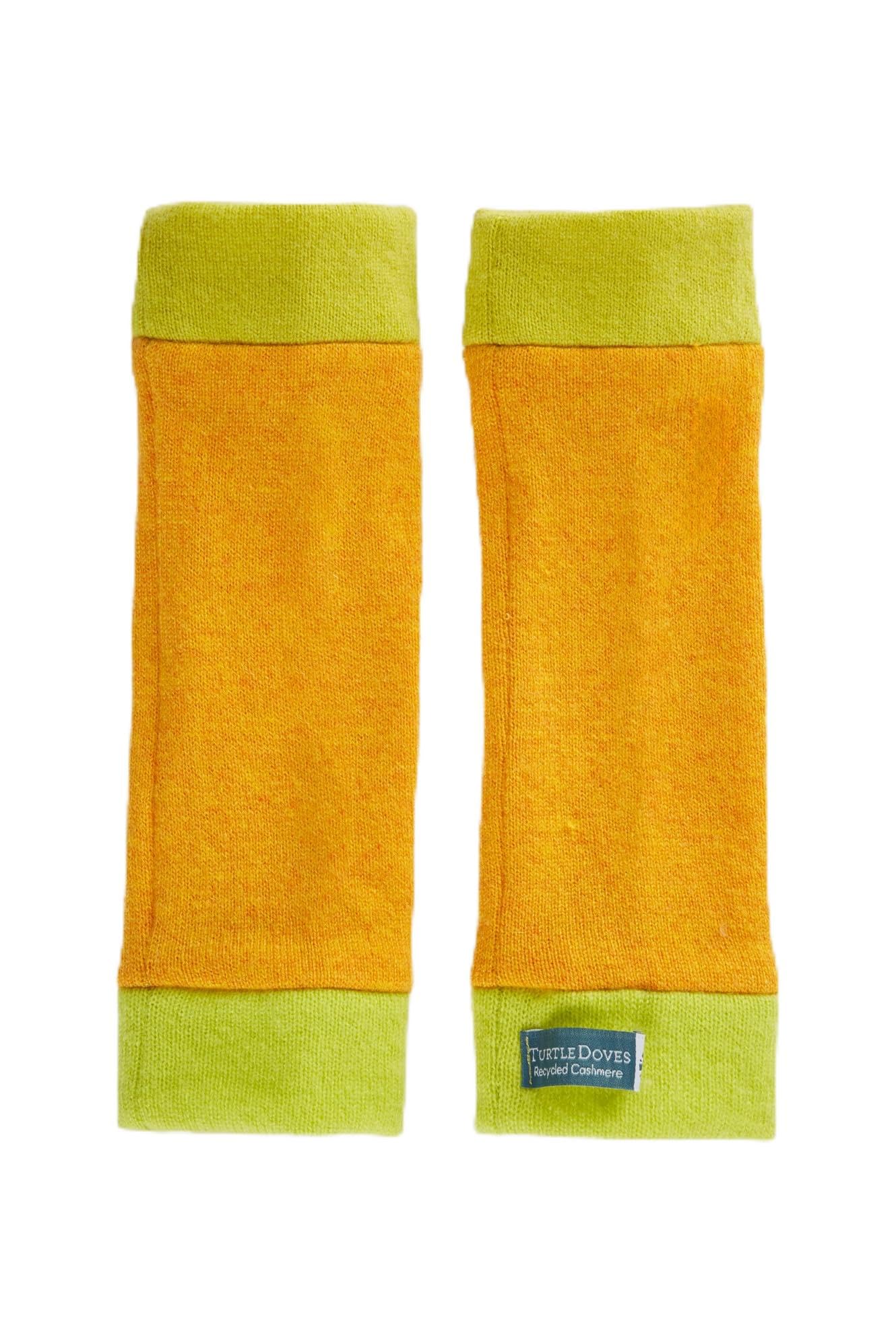 Turtle Doves 100% Recycled Cashmere Wrist Warmer (Beautifully Bright)