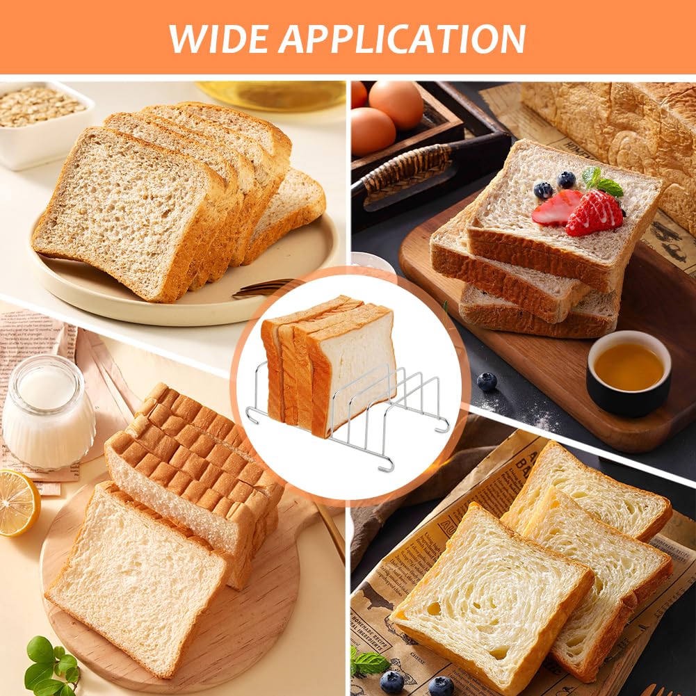 GeKLok Panera de acero inoxidable, accesorios de freidora de aire para panqueques, soporte rectangular para panqueques freidora de aire Pan Rejilla de refrigeración (plata, tamaño: 15.5x9cm)