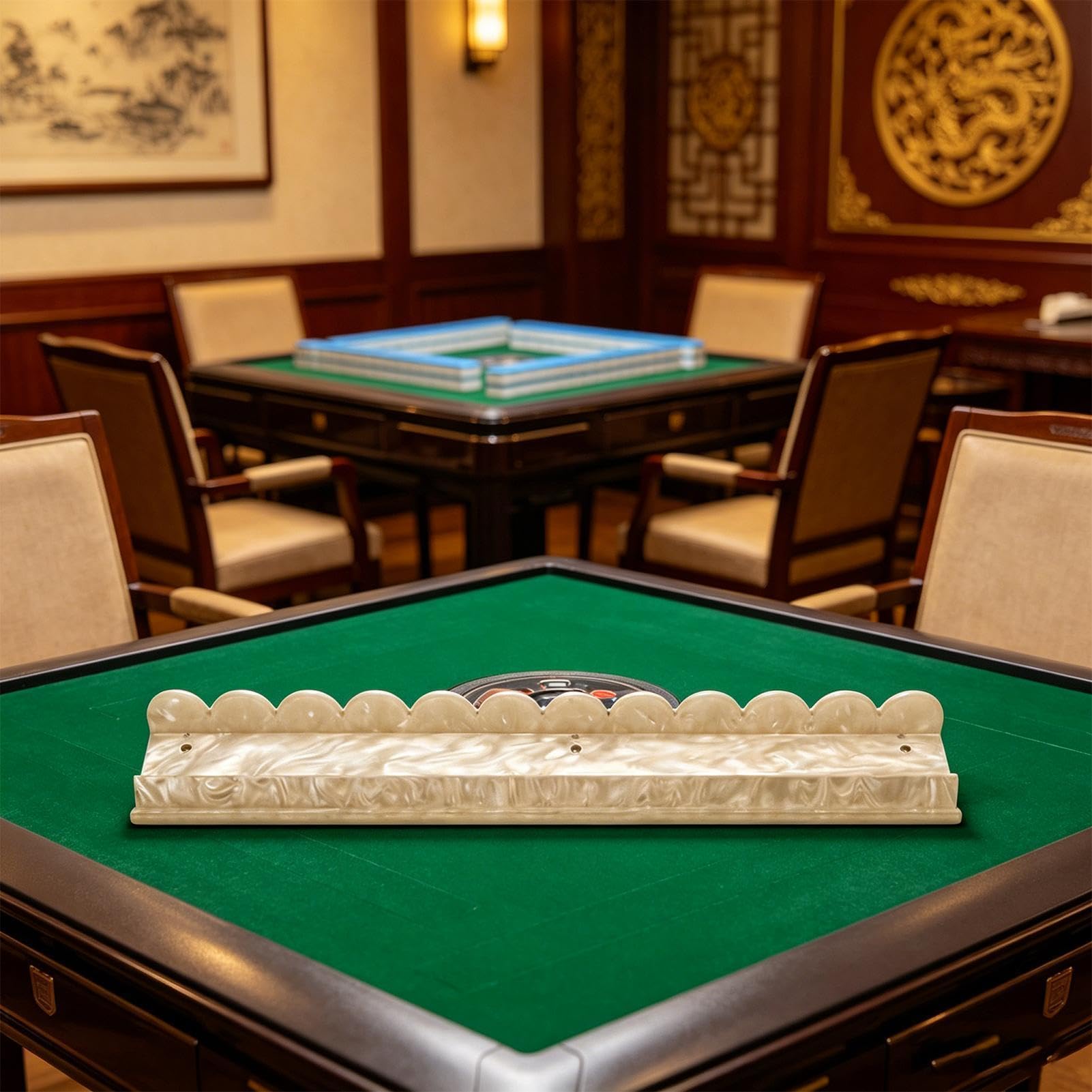 Deski, magnetyczne stojaki mahjonga antypoślizgowe akrylowe zapiekanki | Mahjong i Push Combo do domu, spotkań rodzinnych, przyjęć, ośrodków dla seniorów i