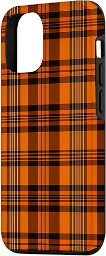 Miniatura 2 de iPhone 1212 Pro Fall Plaid Halloween Naranja y Negro Acción de Gracias Otoño Case