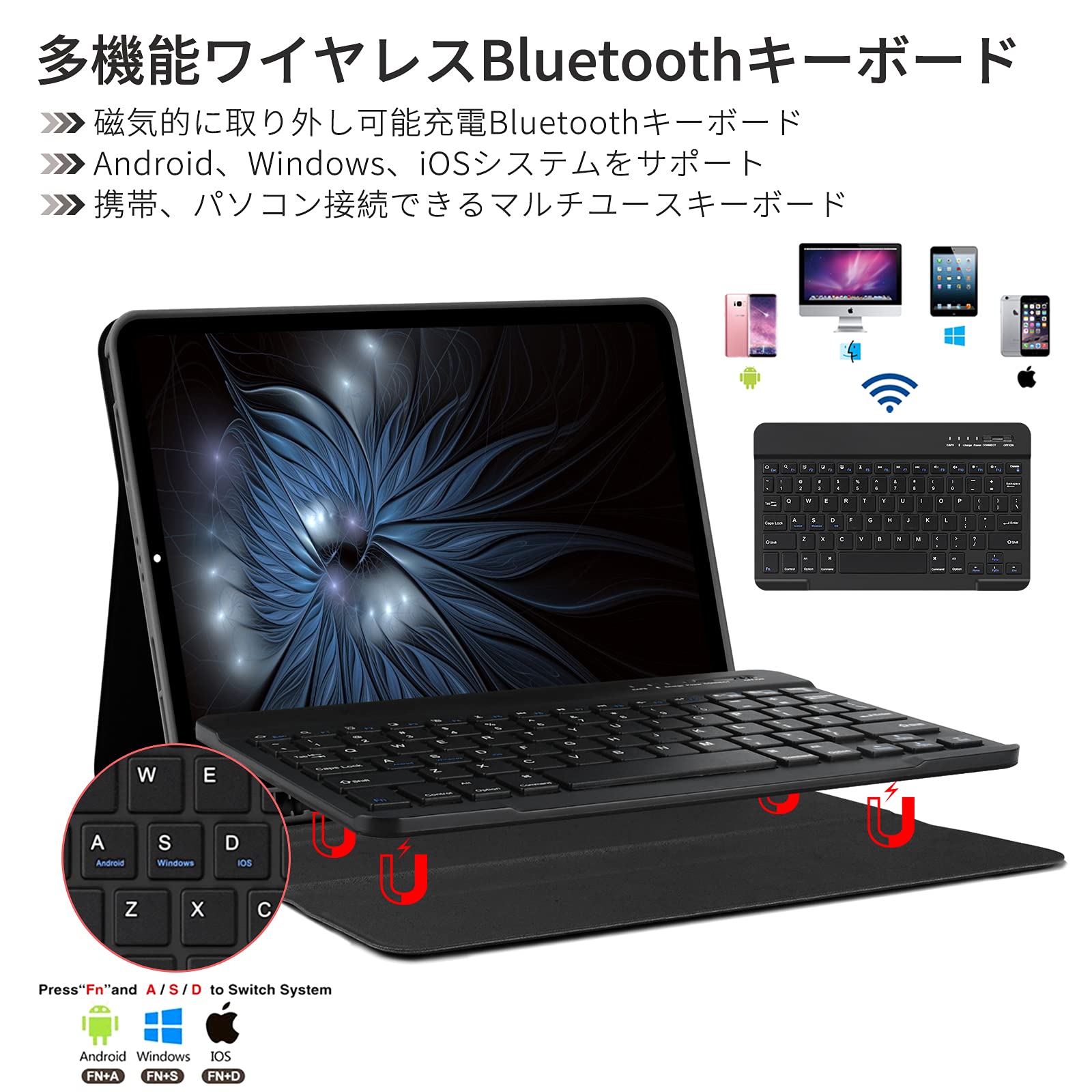 Amazon.co.jp: iPad Pro 11 キーボードケース 2022 第4/3/2/1世代