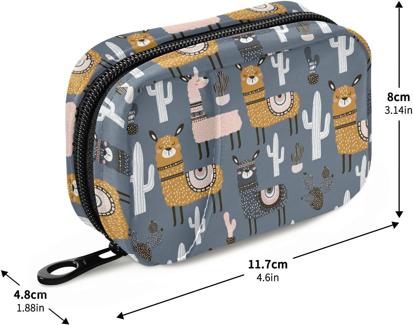 JHKKU Pastillero De Cactus De Llama Para 7 D as Organizador De jhkku-pastillero-de-cactus-de-llama-para-7-d-as-organizador-de