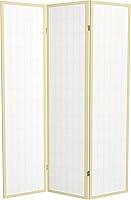 Vista 129 de Red Lantern Panel de ventana Shoji de 6 pies de alto, divisor de habitación de 3 paneles de palisandro