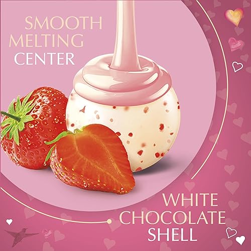 Miniatura 3 de Lindt Lindor Stracciatella Trufas de chocolate blanco chocolates con centro de trufa suave 51 oz 60 unidades Bolsa paquete de 6